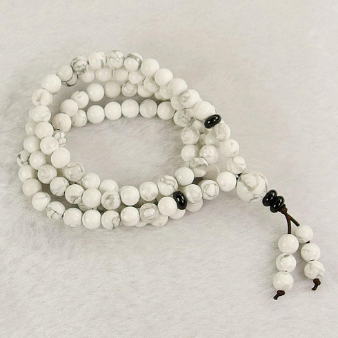 Howlite Mala